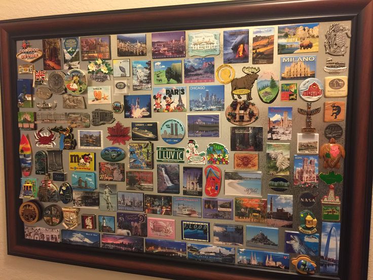 Magnet Board | Travel keepsakes, Magnetic board, Travel wa