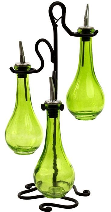 Roman Olive Oil Kitchen Liquid Dispenser Glass Bottles | Gothic .
