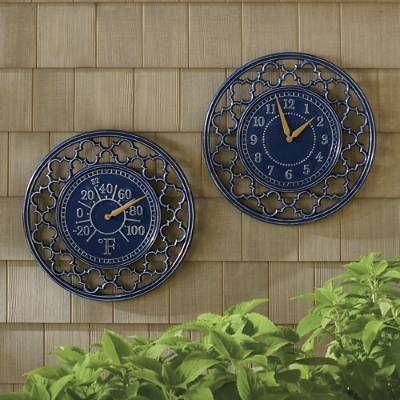Our Quatrefoil Clock and Thermometer are sand-cast from premium .
