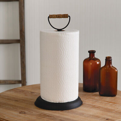 Homestead Paper Towel Holder Metal Standing Kitchen Bathroom Decor .