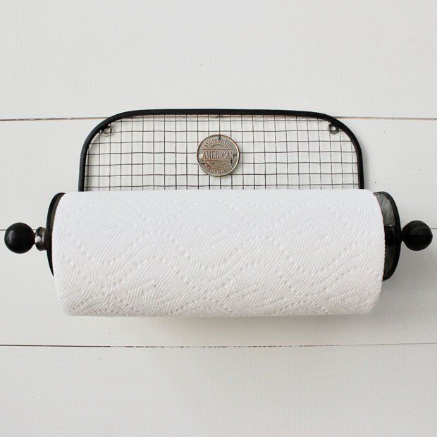 Rustic Wall Mount Paper Towel Holder | Paper towel holder .