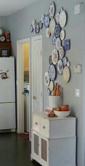 DIY Hanging Plate Wall Designs with Fine China, Fancy Plates .