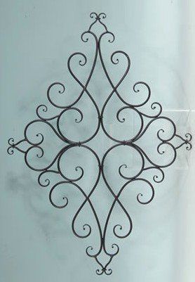 Decorative Wrought Iron Metal Wall Plaque | Metal wall plaques .