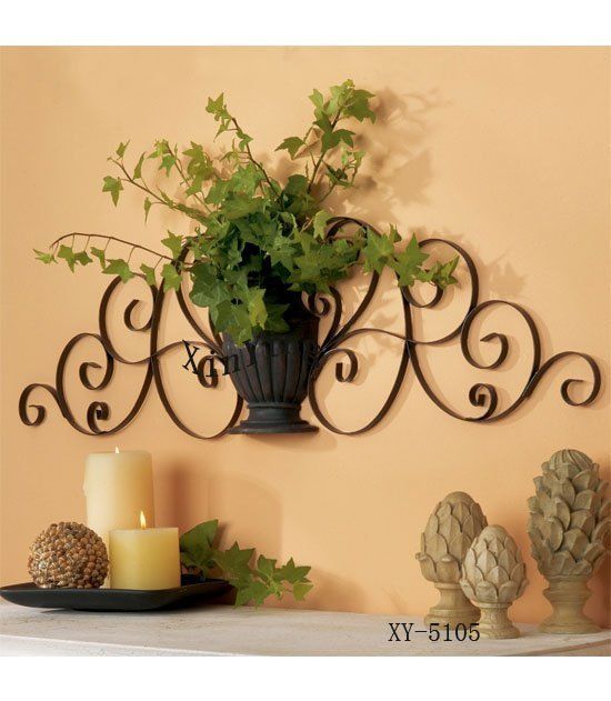 Home Decor Metal Wall Decor Iron Plant Holder Iron Wall Holder-in .
