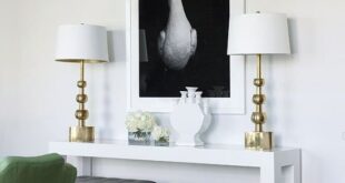 White Gloss Console Table - Ideas on Foter | Entryway decor, Home .