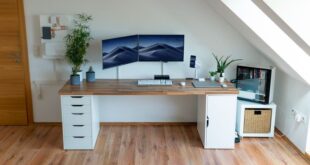 Impressive Modern Minimal Desk Setup for Productive Home Office .