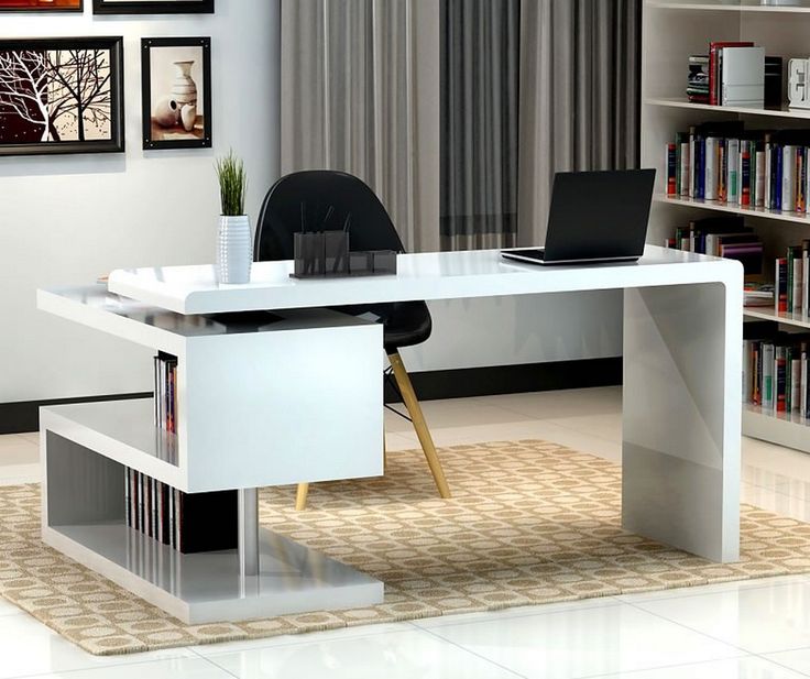 Pin by Erray on bureau | Modern home office desk, Office furniture .