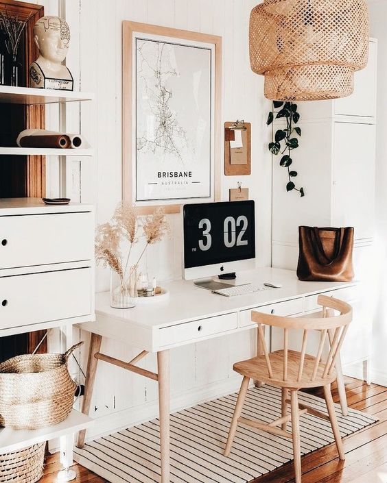 12 Chic Pinterest Home Office Decor Ideas - No Repeats or Hesitatio