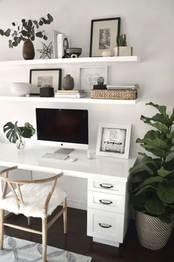 How to Organize a Home Office » Lady Decluttered | Home decor .