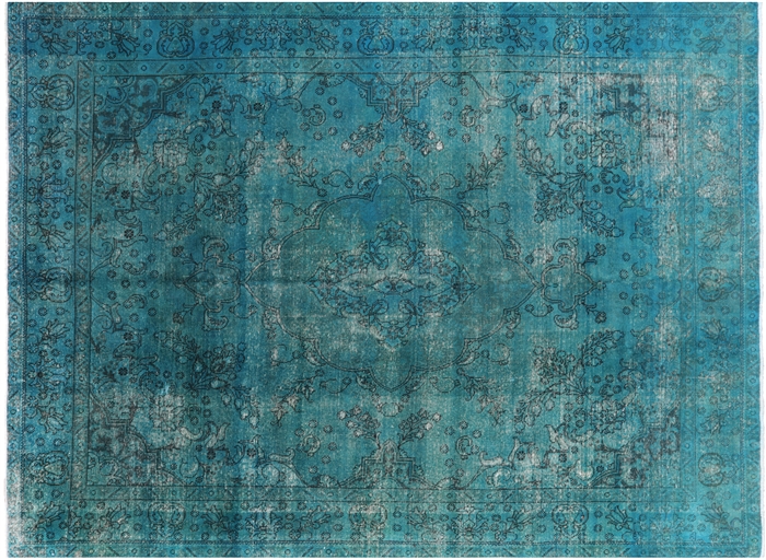 Persian Overdyed Hand Knotted Wool Area Rug 9' 10" X 12'