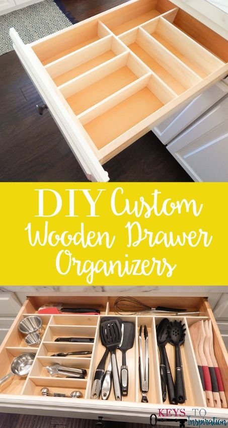 DIY Custom Wooden Drawer Organizers | Christene Holder Home .