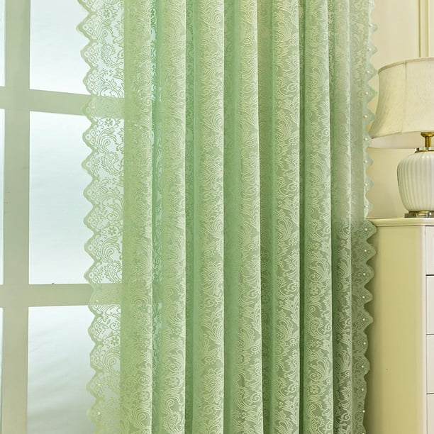 Goory Luxury Panel Window Curtain Lace Bedroom Treatments Curtains .