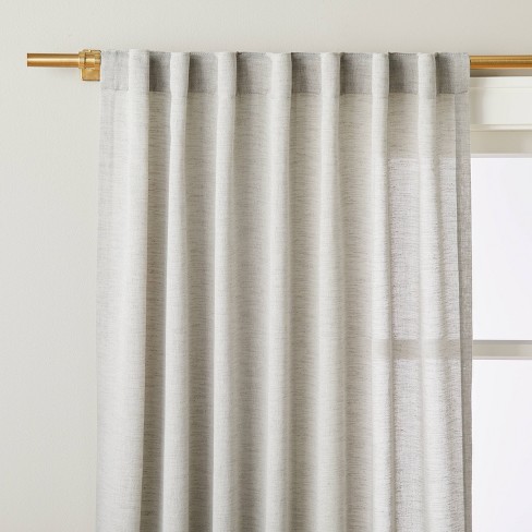 Lace Insert Sheer Curtain Panel - Hearth & Hand™ With Magnolia .