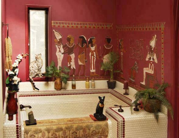 Egyptian bathroom | Egyptian home decor, Home decor styles, Dec