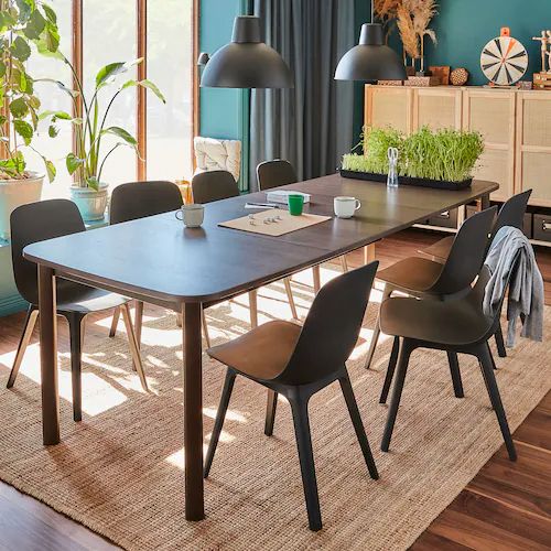 STRANDTORP Extendable table, brown, 59/803/4/1023/8x373/8" - IKEA .