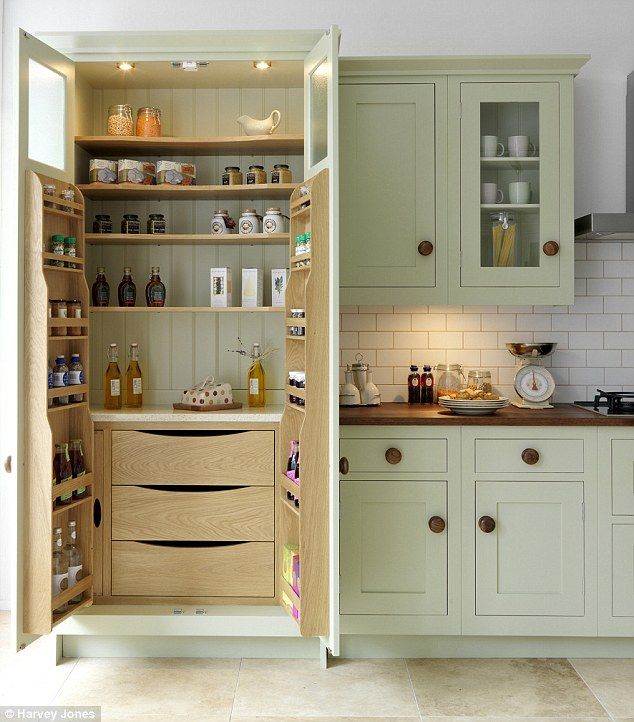 Smarten up your kitchen storage with a fancy pantry | Tiny house .