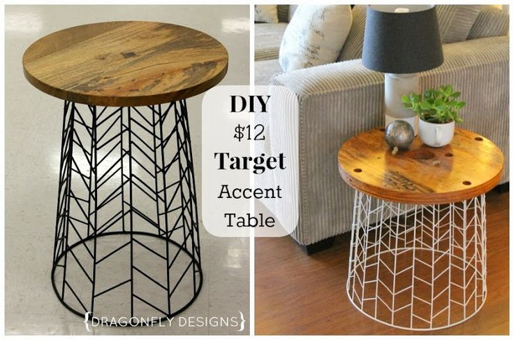 Dragonfly Designs: DIY Accent Table Tutorial | Diy end tables, Diy .