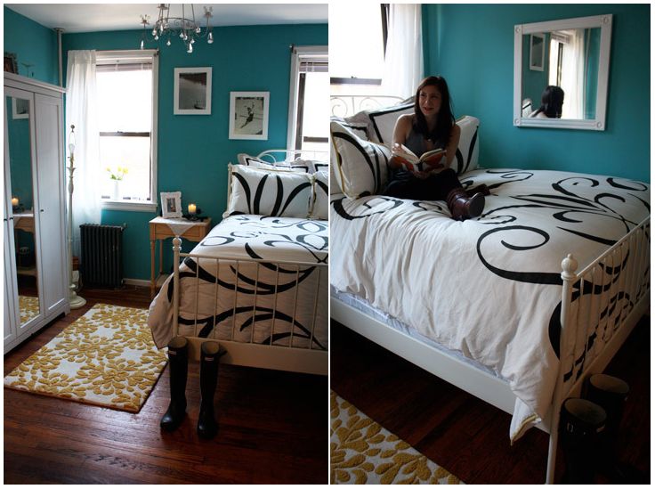 Tyler & Jules Can Make Your Bed Rock — House Tour | Small bedroom .