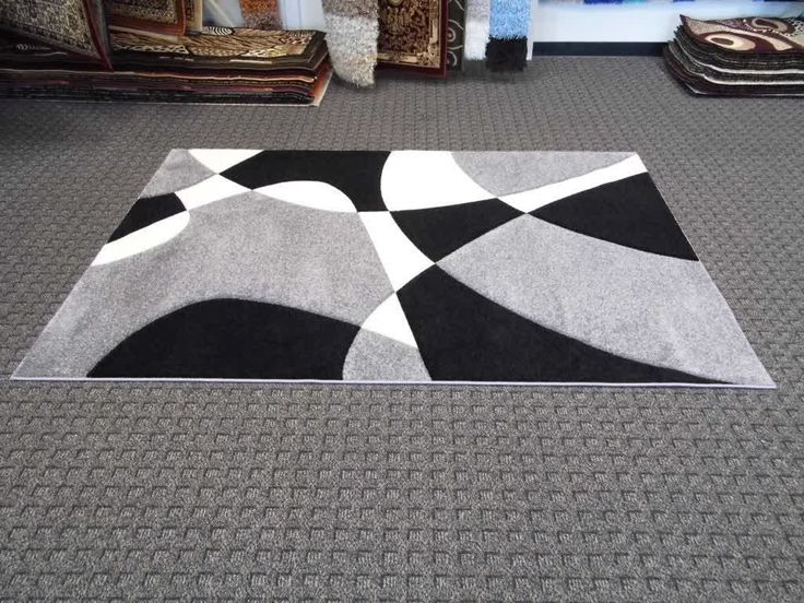 Canvas of Black and Gray Area Rugs to Enhance the Beauty of Your .