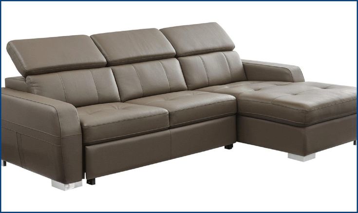 Angelo Sectional With Bed in 2023 | Brown sectional sofa, Italian .