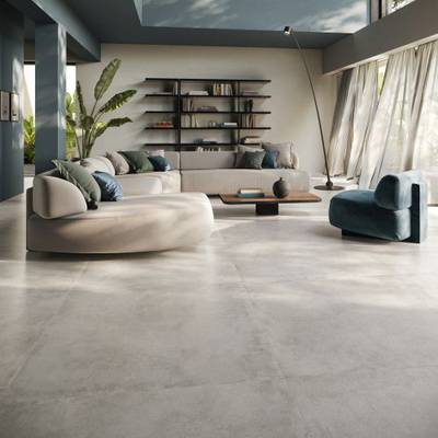 Living room floor tiles: formats, colors, and designs | Supergr