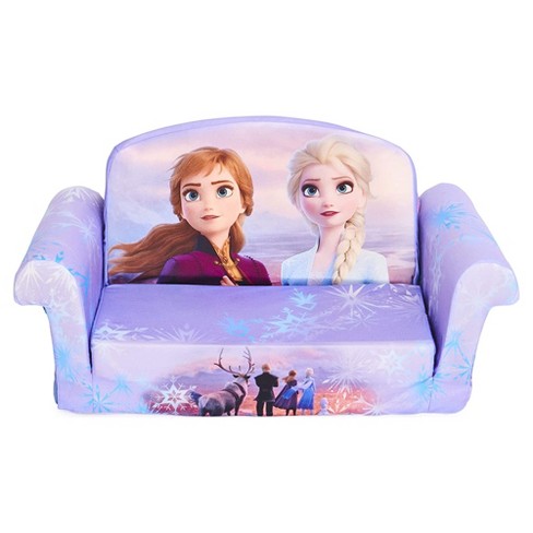 Marshmallow Furniture Kids 2-in-1 Flip Open Comfortable Foam .
