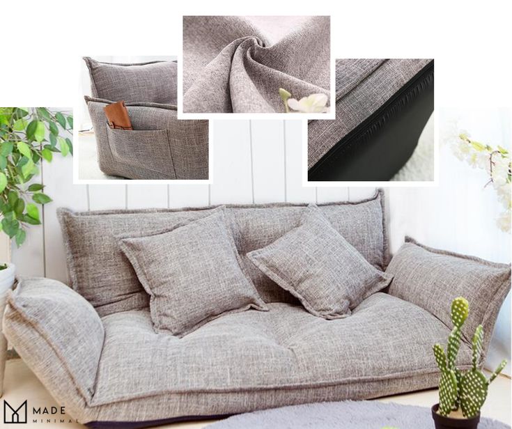 Japanese Floor Sofa Bed - Made Minimal | How to make bed, Sofa .