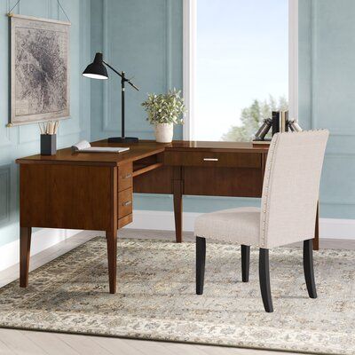 Darby Home Co Giltner L-Shape Executive Desk | Wayfair | L shaped .