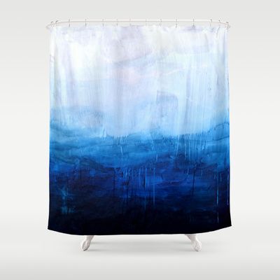 All good things are wild and free - Ocean Ombre Painting Shower .