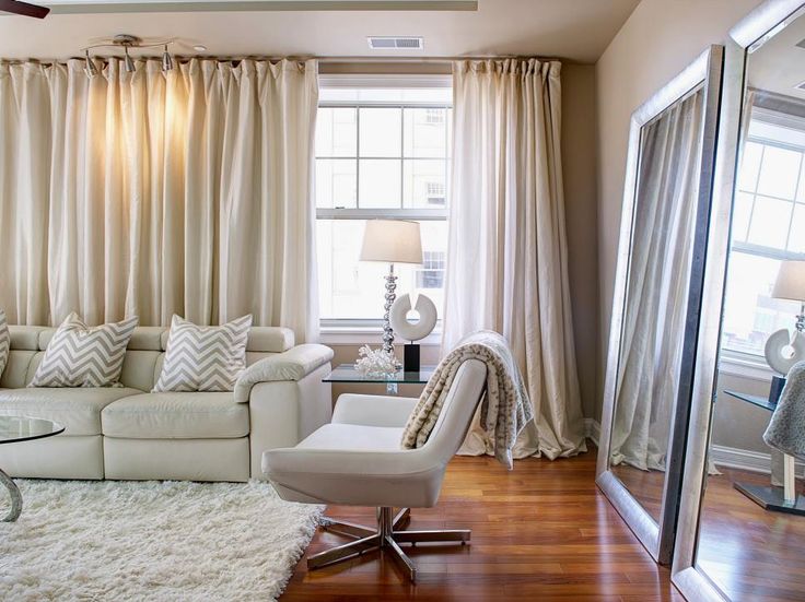 10 Apartment Decorating Ideas | Curtains living room, Small .