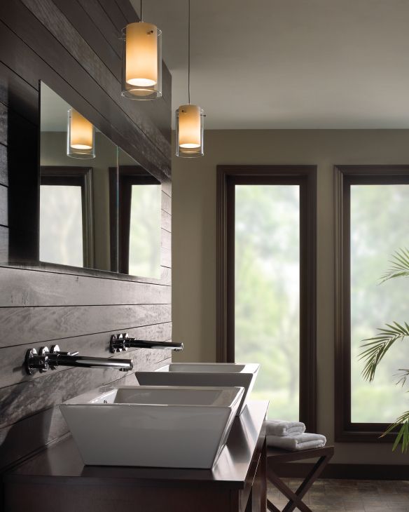 bathroom ideas | CCSRinteriordesign | Bathroom pendant lighting .