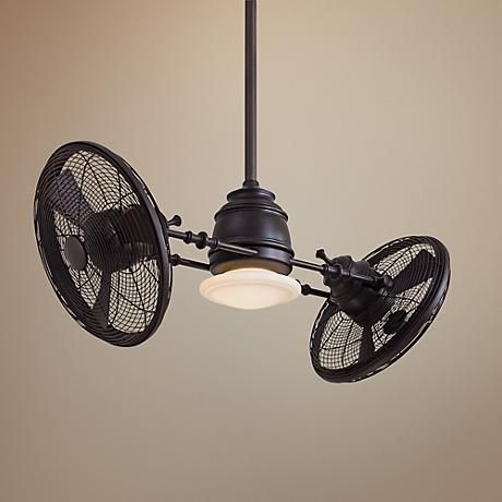 Minka Aire Vintage Gyro Kocoa Ceiling Fan - #3R344 | Lamps Plus .