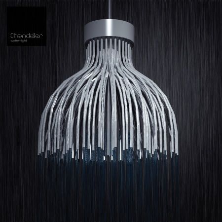 What an amazing design. A chandelier shower head. | Amazing .