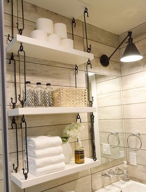 16 Fascinating DIY Shelves For Better Bathroom Organization | Diy .