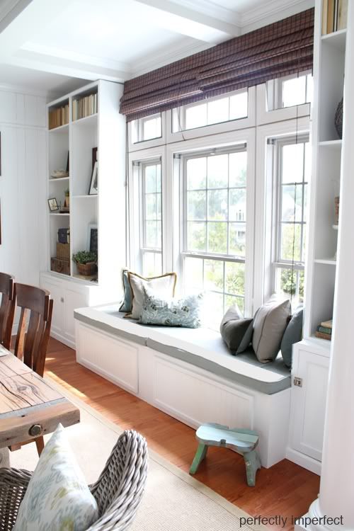 the dining room window seat - Perfectly Imperfect™ Blog | Dining .