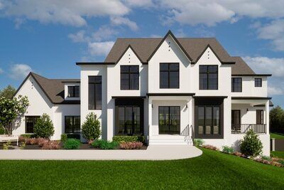 Plan 300011FNK: Modern 4-Bed Tudor-style House Plan with .