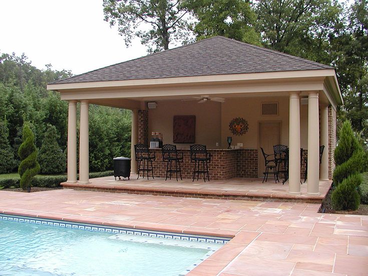 The custom brick outdoor kitchen at this Gainesville home features .