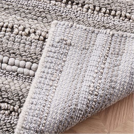 Stitched Mix Sweater Rug - Platinum #westelm | Rugs, Mixed sweater .