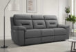 Lawton Fabric Power Reclining Sofa with Power Headrests | Cost