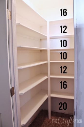 How to Build Pantry Shelving | Pantry layout, Pantry shelving .