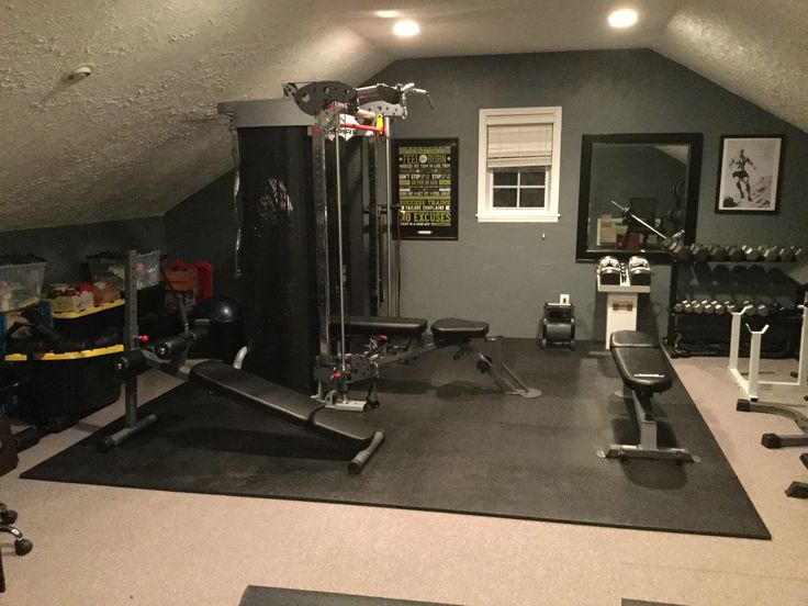 Exercise and Workout Room Flooring | Home gym flooring, Gym room .