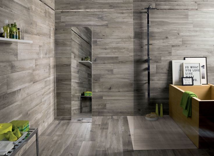 Wood Look Tiles | Wood look tile bathroom, Wood tile shower, Wood .