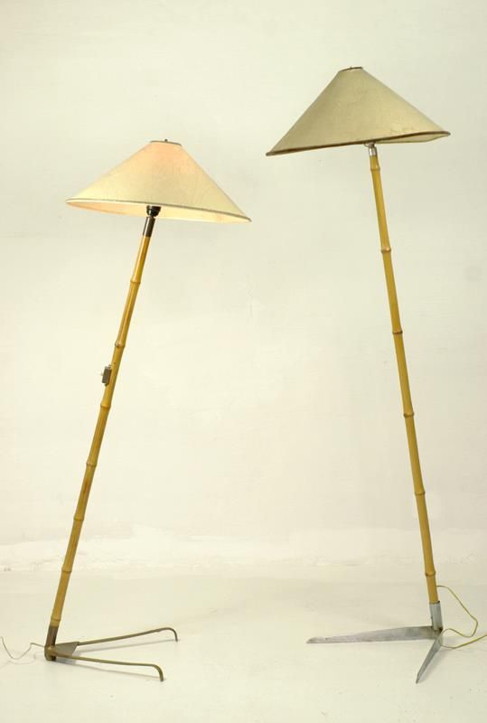 Vintage bamboo floor lamps | Bamboo decor, Bamboo furniture diy .