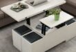 Multifunctional folding lift coffee table to dining table | Coffee .