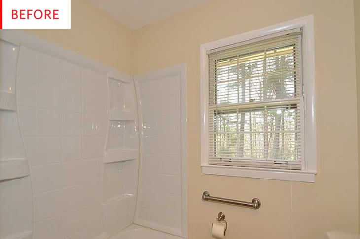 Wood Slat Ceiling - Bathroom Remodel Photos | Apartment Thera