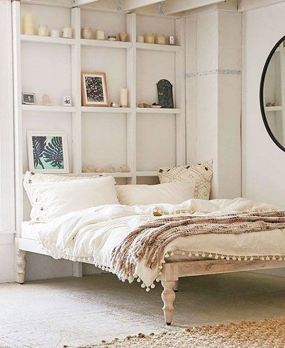Platform Bed Wood Siderails and Footboard headboard or Free - Etsy .