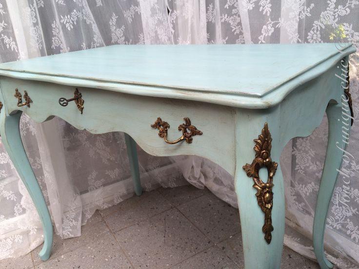 French desk annie sloan | French style desk, Dressing table desk .