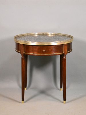 French Louis XVI Style Boulotte Table in Mahogany for sale at Pamo