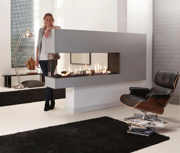Fabulously Minimalist Fireplaces | Contemporary fireplace designs .