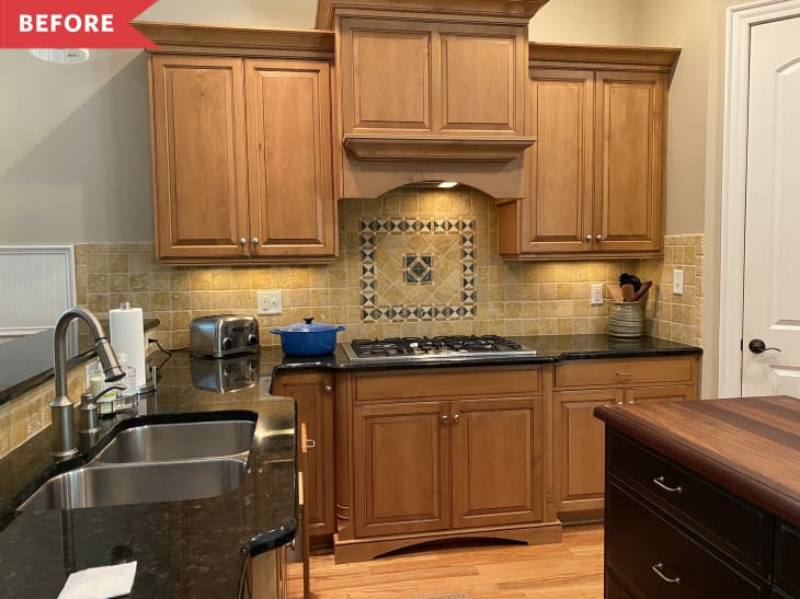Kitchen Redo Ideas for Keeping Existing Wood Cabinetry | Apartment .